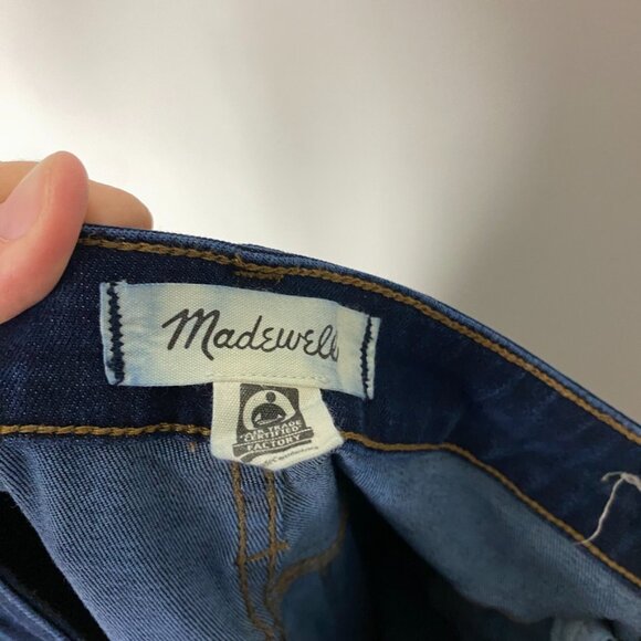Madewell Jeans Curvy Cali Demi Boot Cut Womens 26 Dark Wash High Rise - Picture 5 of 8